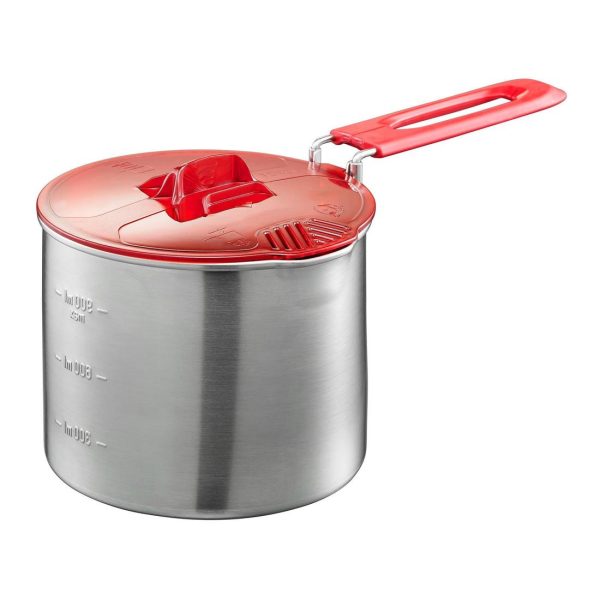 Trekking Cookset Stainless Steel 0.9 L 1 Person - Trek 500 Hot on Sale