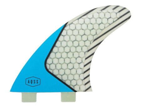 AQSS BLUE HONEYCOMB (5 FIN) Hot on Sale