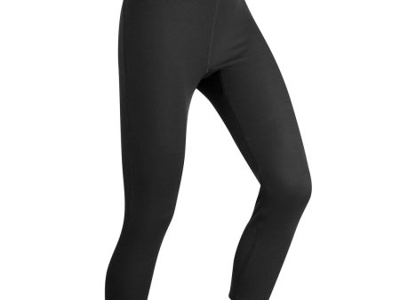 100 Men s Base Layer Ski Bottoms - Black For Cheap