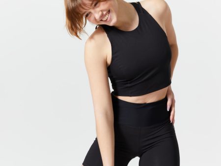 Women s Fitness Fitted Cropped Tank Top Online