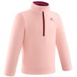 Kids’ Hiking Fleece - MH100 Aged 2-6 - Pink For Sale