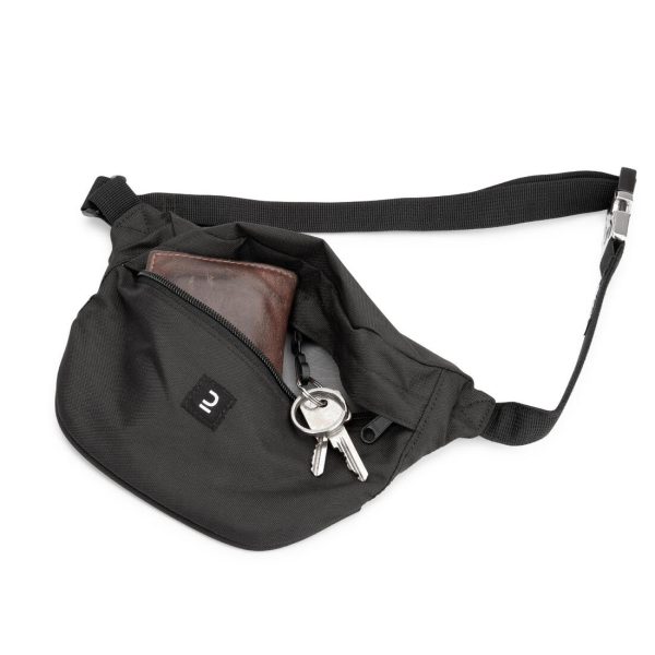 Skateboarding Bum Bag w  Built-In Skateboard Tool - WB500 Black Sale