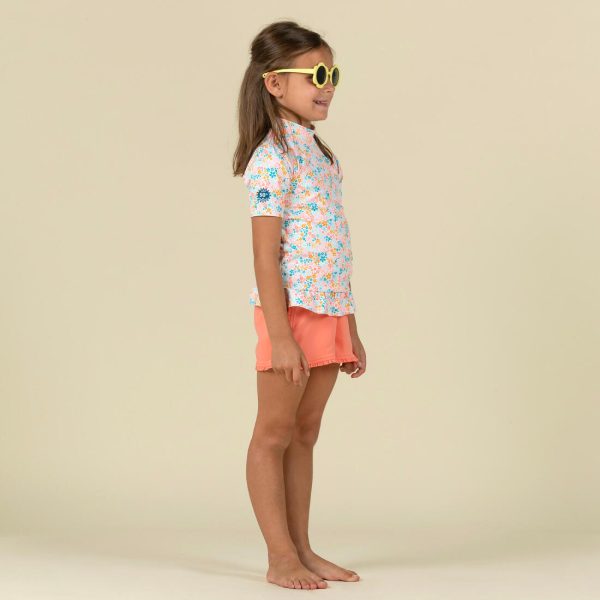 Baby T-shirt Anti-UV Short-sleeved - Flower Print Hot on Sale