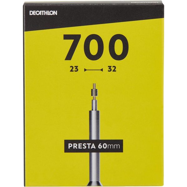 700x23 32mm Presta Valve Inner Tube (60mm) Supply