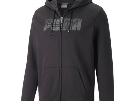 Puma Mass Merchants FZ Men s Hoodie FL - Black on Sale