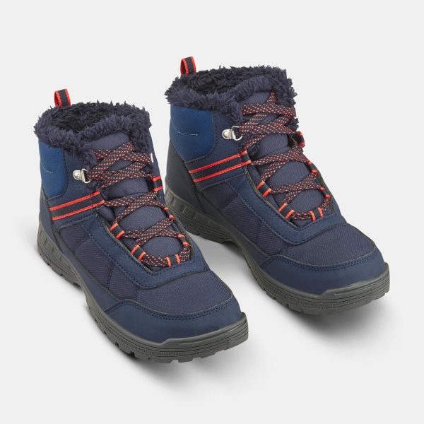 Quechua SH100 Kid s Warm Hiking Boots - Mid - Rip Tab - Waterproof Discount