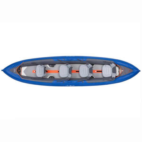 Inflatable Touring Kayak Drop Stitch Floor 2-4 Person - X100 Cheap