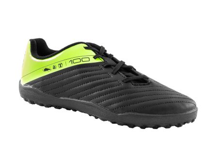 Hard Ground Football Boots Agility 100 HG - Black Yellow Supply