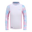 Girl s Rash Vest Long Sleeve - 500 Fashion