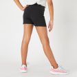 Girls  Gym Shorts 100 - Black For Sale