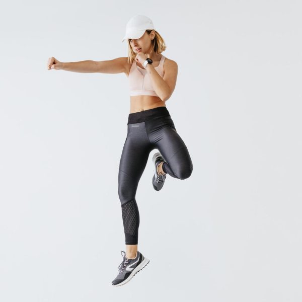 Women s Running Tights Run Dry+ Feel - black Supply