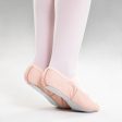 Leather Full Sole Demi-Pointe Shoes Sizes Child 8 to Adult 5 - Pink For Sale