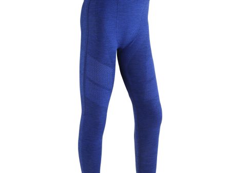 Kipsta Keepdry 500 Kid s Tights - Mottled Blue Cheap