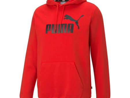 Puma ESS Big Logo Hoodie FL - Red Online Hot Sale