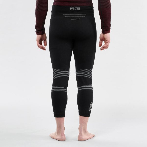 Wedze 900 Men s Ski Base Layer Bottoms - Wool - Black For Sale