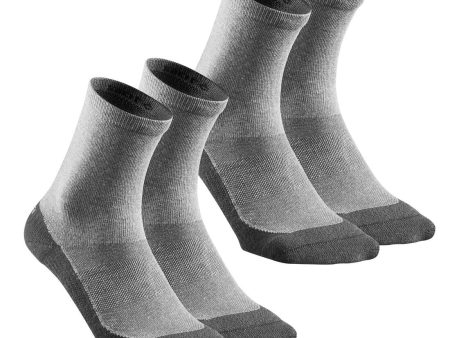 Adult Hiking Socks High 2-pack - Hike 50 Grey Fashion