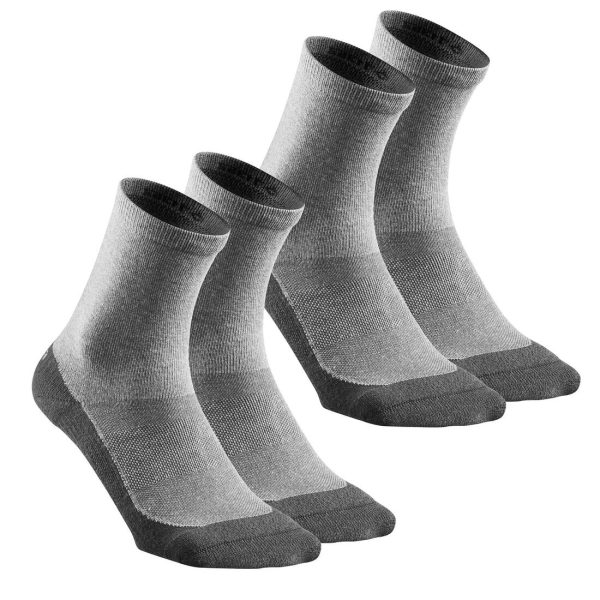 Adult Hiking Socks High 2-pack - Hike 50 Grey Fashion