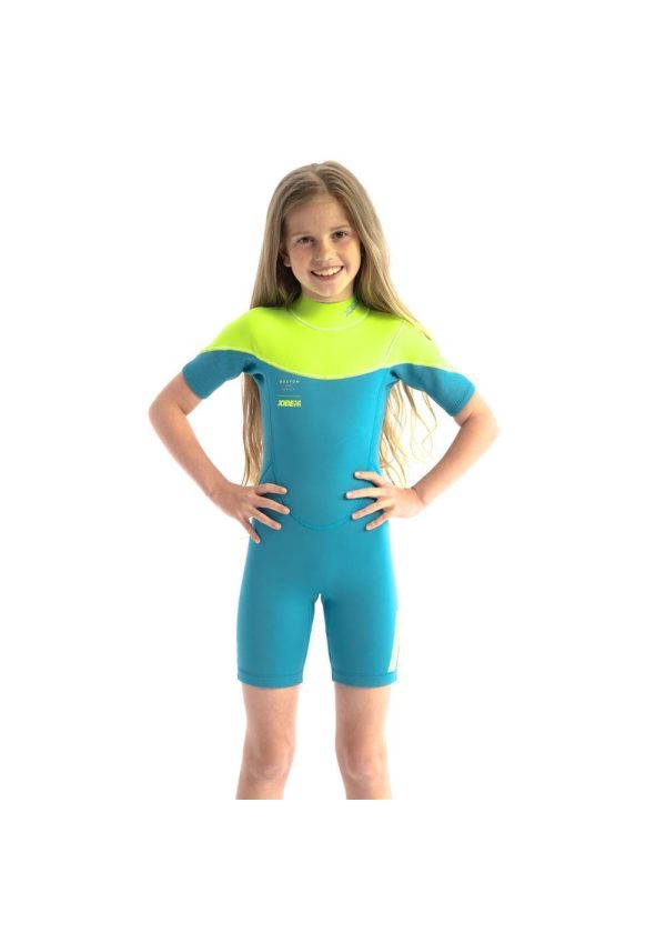 Jobe Boston 2mm Shorty Wetsuit Kids Teal Online Hot Sale