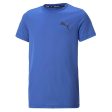 Puma Active Small Logo Boy s Tee - Blue For Sale