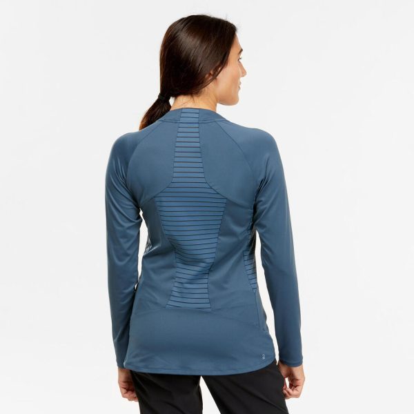 Women’s Mountain Walking T-shirt Long-sleeved - MH550 Discount