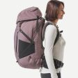 Women s Trekking Backpack Suitcase Opening 60+6L - Travel 900 Online Hot Sale