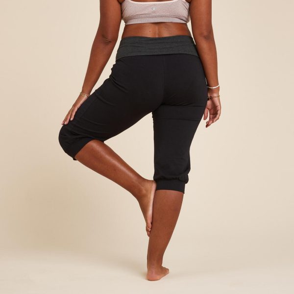 Kimjaly Women s Yoga Cropped Bottoms - Organic Gentle Cotton Online Sale