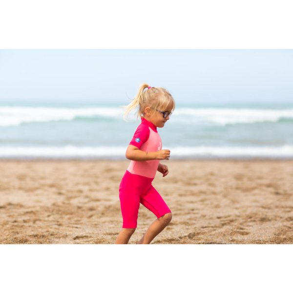 Baby Kid s Swimming Wetsuit Short-sleeved Anti-UV - Tiger Print Sale