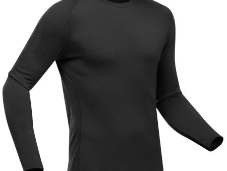 Men s Long-sleeve T-shirt 100% Merino Wool - MT500 For Discount