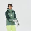 Wedze 500 Sport Women s Ski Jacket - Green Discount