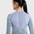 Comfort Women s Trail Running Jersey - Seamless - Long-Sleeved For Cheap