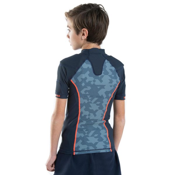 100 Kids Short-Sleeve Shoulder Pads Rugby Shirt For Discount