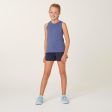 Girls  Cotton Tank Top 500 - Blue on Sale