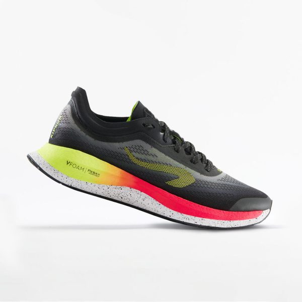 Men’s Running Shoes - Kiprun KD500 2 Black Pink Yellow Supply