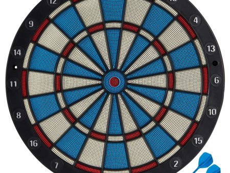 Plastip Dartboard w  3 Darts Cheap