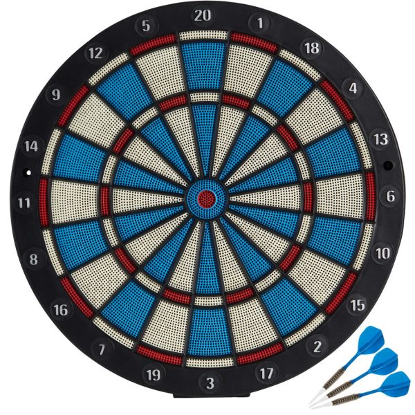 Plastip Dartboard w  3 Darts Cheap