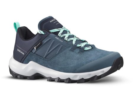 Quechua MH500 Women s Mountain Hiking Shoes - Low - Waterproof - Blue Hot on Sale