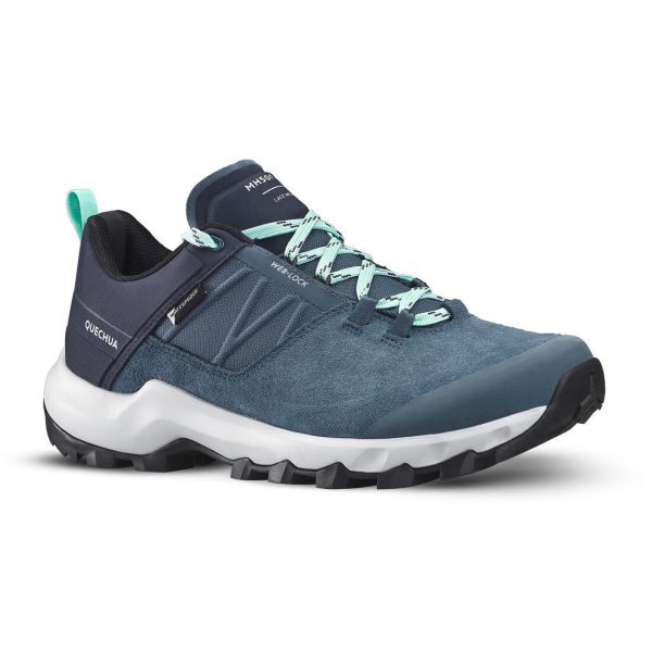 Quechua MH500 Women s Mountain Hiking Shoes - Low - Waterproof - Blue Hot on Sale