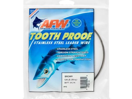 AFW Tooth Proof Single Strand Leader Wire Online