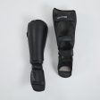 Adult Kickboxing Muay-Thai Shin-Foot Guard 900 - Black. Supply