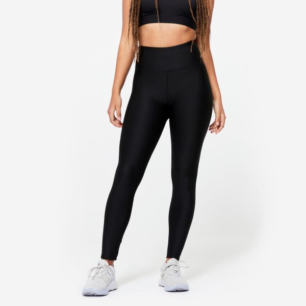 Women s High-Waisted Cardio Fitness Leggings - Black Online Sale