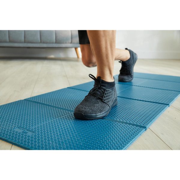 160 cm x 58 cm x 7 mm Pilates Floor Mat - Tone Mat Fold - Blue Hot on Sale