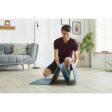 160 cm x 58 cm x 7 mm Pilates Floor Mat - Tone Mat Fold - Blue Hot on Sale