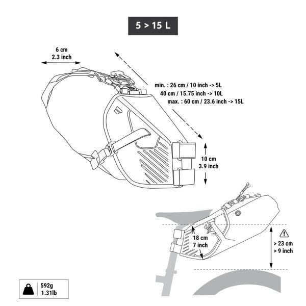 Bikepacking Saddle Bag Harness Sale