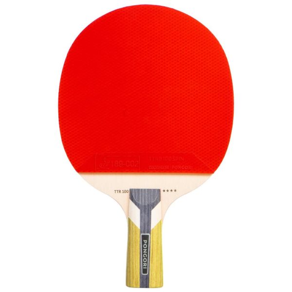 Set of 2 TTR 100 3* All-Round Table Tennis Bats and 3 TTB 100* 40+ Balls Orange Hot on Sale