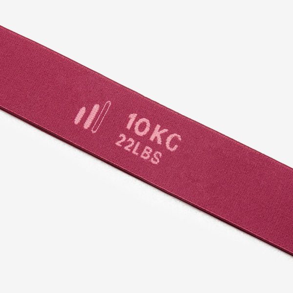 Nyamba Fitness Resistance Textile Band - 10kg - Burgundy Fashion