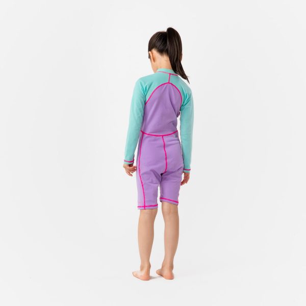 Girl s Shorty Swimsuit Long-sleeved Online Sale