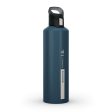 Hiking Flask Quick-Opening Cap Aluminium 1.5 L - MH500 Blue For Cheap