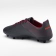 Men s Moulded Dry Pitch Rugby Boots Advance R100 FG - Black Burgundy Online now