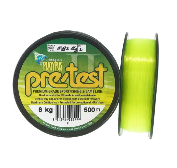 Platypus Pretest Monofilament Line 500m Online Hot Sale