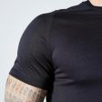 Men s Fitness Breathable Odour Control Regular-Fit Crew Neck T-Shirt - Black Hot on Sale